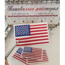 Шеврон Прапор Америки на липучці велкро, нашивки на замовлення