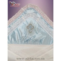 Крыжма с капюшоном для мальчика «Небесная благодать»