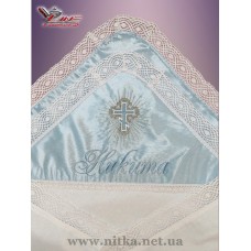 Крыжма с капюшоном для мальчика «Небесная благодать»