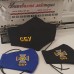 Захісна маска з емблемою Служби безпеки України (СБУ). Вишивка логотипів, пошиття масок під замовлення