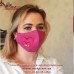 Маска для обличчя з вишивкою, вишивка під замовлення