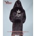 Махровый халат для мужчины под вышивку кремового цвета, размеры 3XL, XXL 