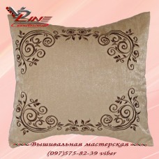 Декоративная подушка "Классика" цвета какао Декоративная подушка "Классика" цвета какао